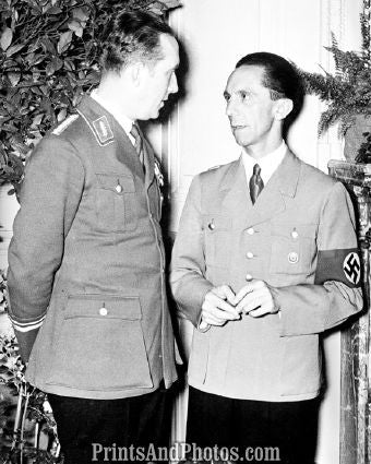 Nazi Germany Gring & Goebbels  5297 - Prints and Photos
