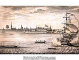 Fort George New York City Early Print 5338
