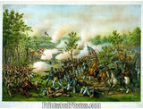 CIVIL WAR Battle of Atlanta Print 5384