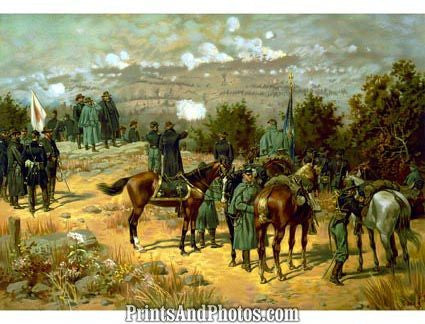 CIVIL WAR Battle of Chattanooga Print 5385