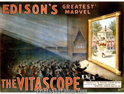 Thomas Edison & Vitascope  5458