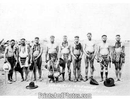 Indian Stick Ball Players  5540