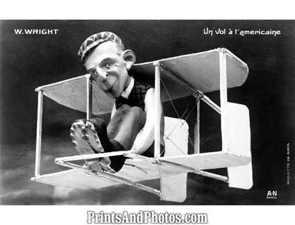 Wilbur Wright Caricature  5598