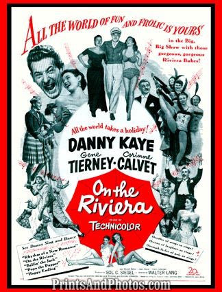 Danny Kaye Riviera Movie Print 5613