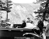 Franklin Roosevelt in Car  5624