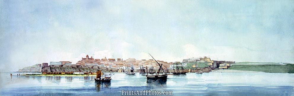 Puerto Rico 1824 Artist Print 5673