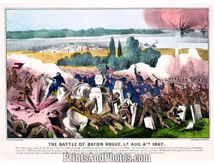 Civil War Baton Rouge PRINT 5682