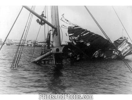 Wreck of USS Maine Cuba  5752