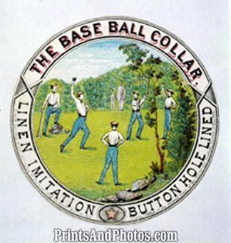 Baseball Shirt 1869 Ad Reprint 5933