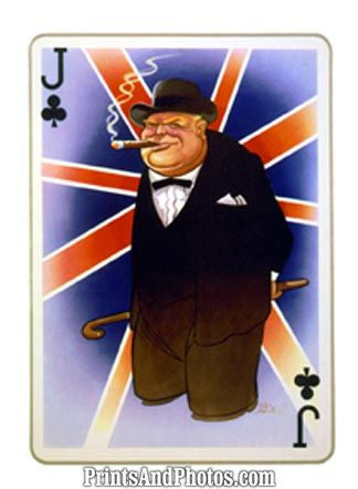 Britains Winston Churchill  Print 5997