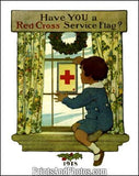 Red Cross Service Flag Print 6088