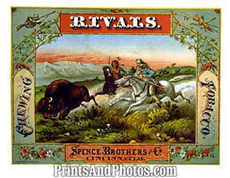 Rivals Chewing Tobacco Ad Print 6221