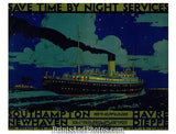 Europe Oceanliner Travel Print 6228