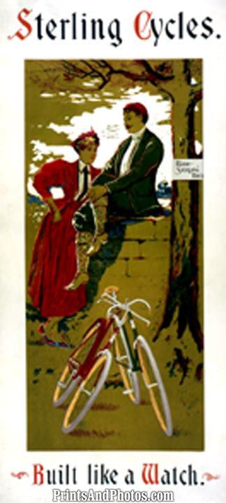 Sterling Cycles Ad Print 6235