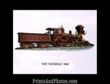 Steam Locomotive 1862 Print 6277