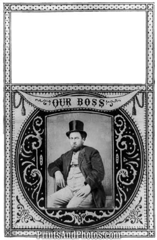 Boss Tweed Tobacco Ad Print 6284