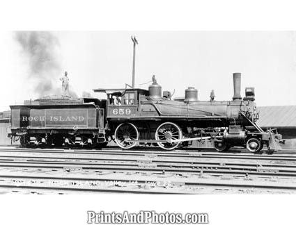 Rock Island Train Engine  6463