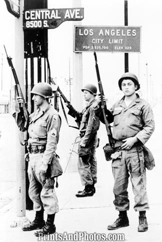 National Guardsmen 60s LA Riot 6489