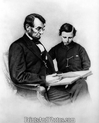Abe Lincoln & Son Tad  6645