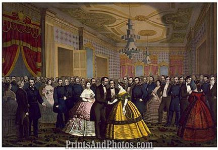 Lincoln's Last Reception  6654