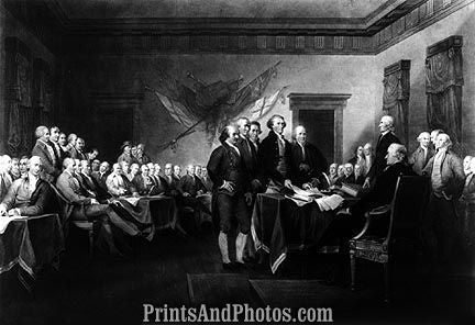 Declaration of Independence Print 6681