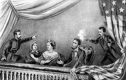 Lincoln Assassination Print 6760