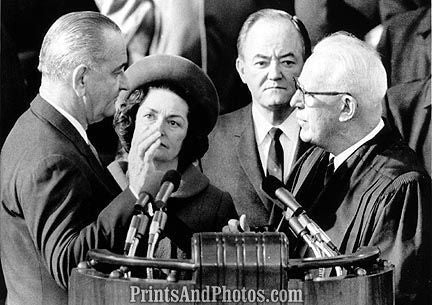 LBJ & Inaugural Crowd  6766