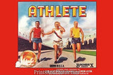 6787 Vintage Sunkist Athlete Ad