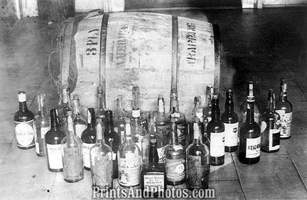 Prohibition Confiscated Booze 6792
