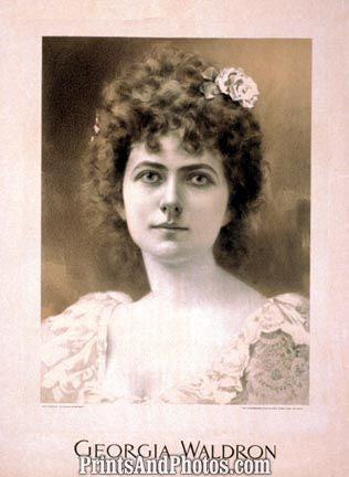 Actress Georgia Waldron Print 6998