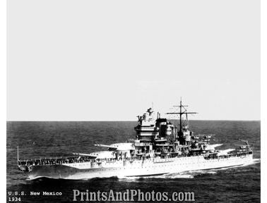 Battleship New Mexico 1934  7021