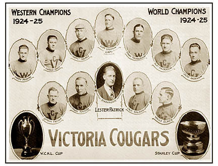 Victoria Cougars Stanley Cup Print 7049
