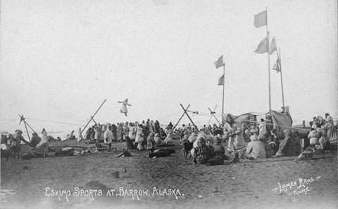Eskimo Sports at Barrow Alaska  7116