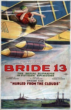20's Silent Film Poster Bride 13  7121