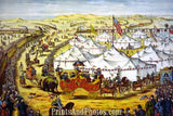 Circus Parade Vintage Art Litho  7176