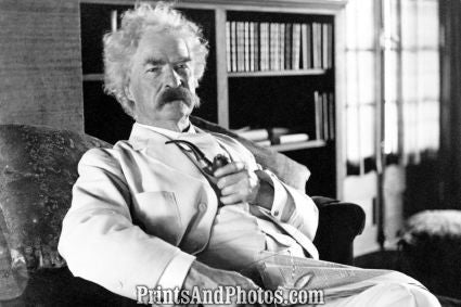 Mark Twain in his Study  7180