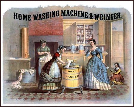1869 Washing Machine Ad Litho  7217 - Prints and Photos