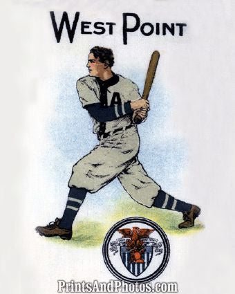 West Point Baseball Art Litho  7244