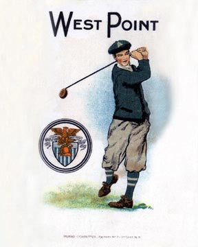 West Point Golf Art Litho  7245