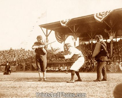 Baseball 1909 Washington vs. New York Photo 7314
