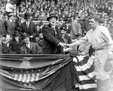 Yankee Stadium Opening Babe Ruth President Harding 7398