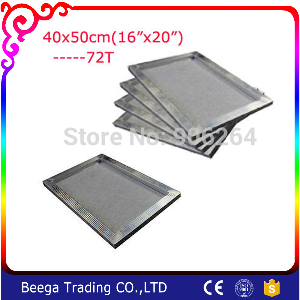 16x20 inch (40x50cm) Frame with 180M Screen Mesh Screen Frame with Screen Mesh Making Plate Directly